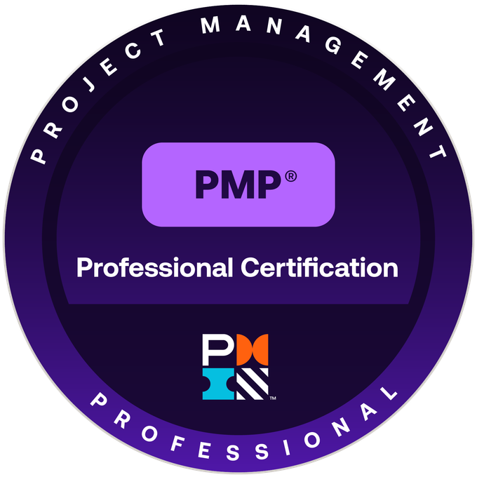 PMP Professional Certification Badge